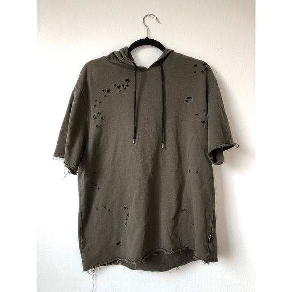 The Double Dye Tops - Destroyed Hoodie